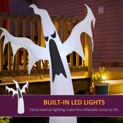 1.8M Inflatable  Halloween Party Decoration Ghost Light Up LED w/ Fan