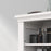 Modern Bathroom Storage Cabinet with Open Shelves, White