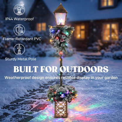 Christmas Street Lamp, Outdoor Lighted Christmas Tree Lamp Post
