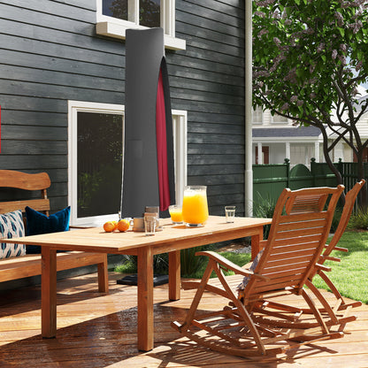 Parasol Umbrella Cover, Outdoor Protector for Garden, Grey