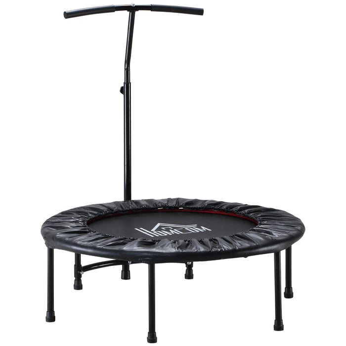 Trampoline Rebounder Adjustable Jumper, 40"-Black