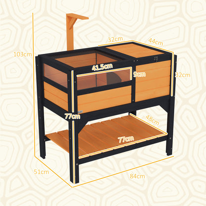 Lightweight Foldable Dog Stroller for Mini Dogs, Light Grey