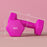 Set of 2 Hexagonal Dumbbells Weights Pair, 2 x 3kg, Pink