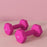 Set of 2 Hexagonal Dumbbells Weights Pair, 2 x 3kg, Pink