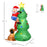 6ft Inflatable Christmas Tree, LED Light with Santa Claus Dog Decoration