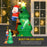 6ft Inflatable Christmas Tree, LED Light with Santa Claus Dog Decoration