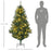 6ft Artificial Christmas Tree with LED Lights, Decoration, Auto Open