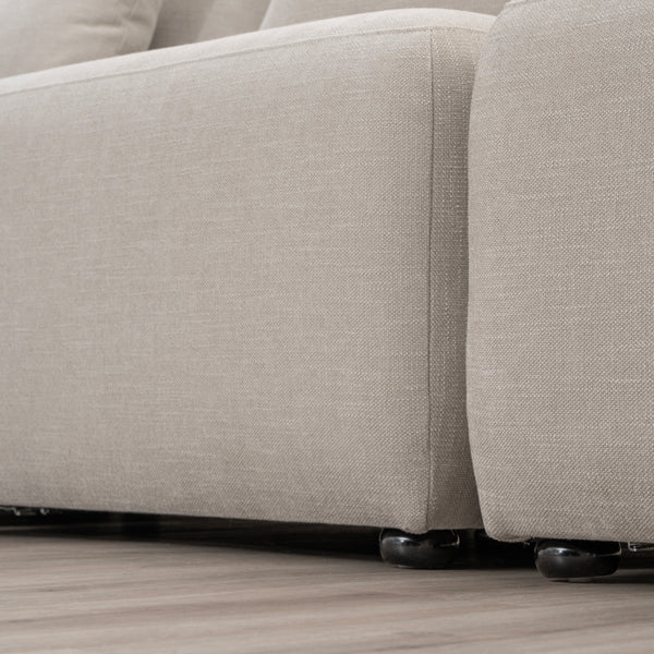 Beck Three Seat Sofa – Parchment