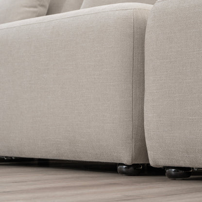 Beck Three Seat Sofa – Parchment