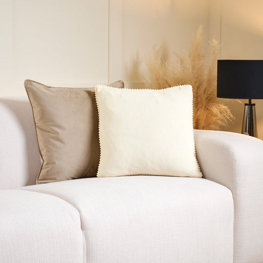 Olivia Trimmed Square Cushion