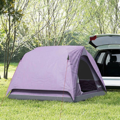 3-4 Person Camping Tent, Waterproof Tent, Purple