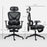 Ergonomic Office Chair, Recliner Computer Chair with Footrest, Black