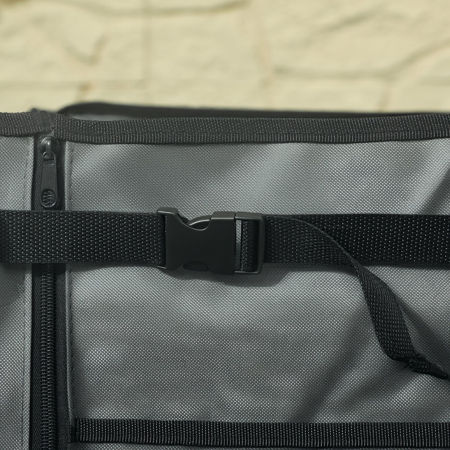 Folding Trolley on Wheels, Garden Cart with Openable Sides, Grey