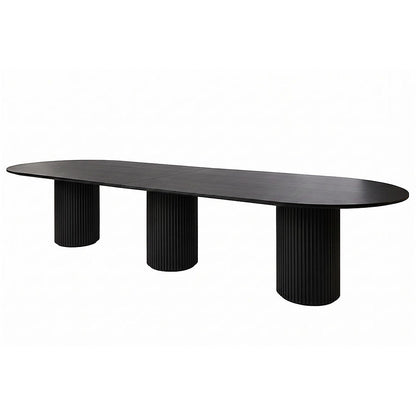 Ophelia Black XL Dining Table