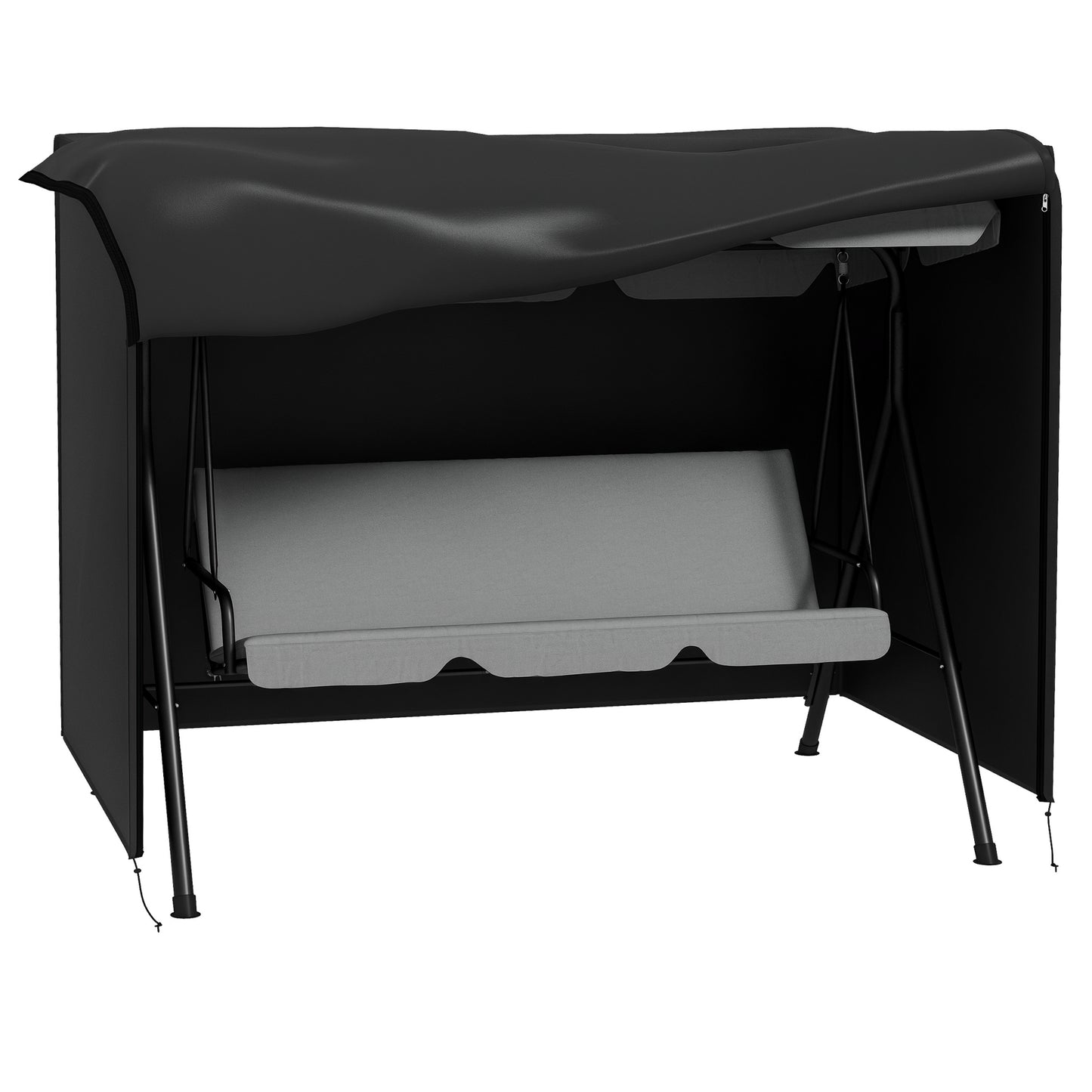 Garden Furniture Protector Patio Swing Chair Cover Black