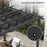 3 x 3(m) Aluminium Pergola with Retractable Roof, Garden Gazebo Canopy Sun Shade Shelter for Grill, Patio, Deck