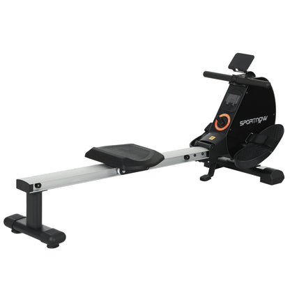 Folding Magnetic Rowing Machine with Dual Aluminium Slide Rail