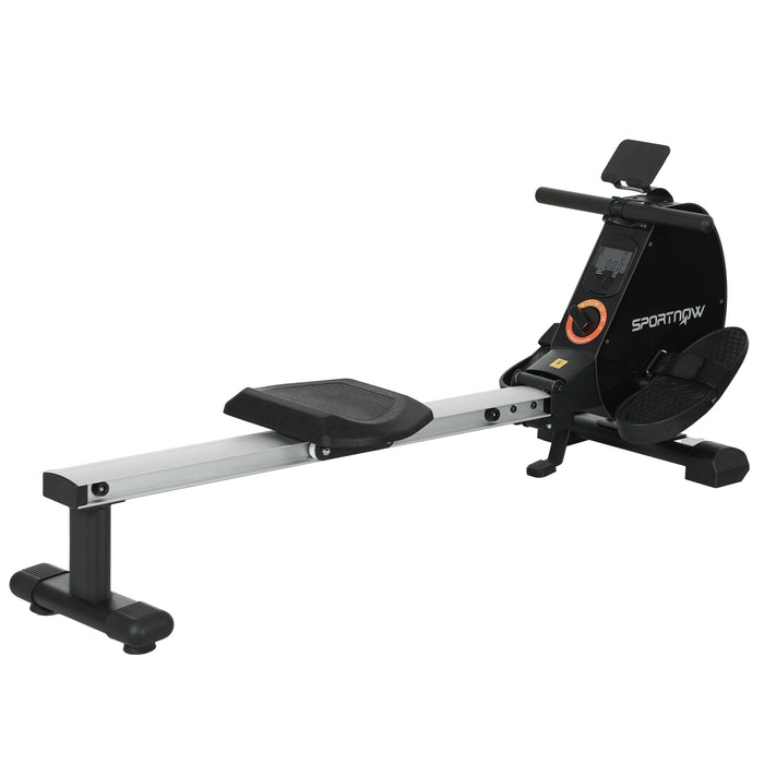 Folding Magnetic Rowing Machine with Dual Aluminium Slide Rail