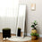 Dimming Full Length Mirror w/ Lights Standing Leaning Wall Mount Grey