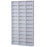 CD / DVD Storage Shelf Storage Unit for 1116 CDs Height-Adjustable Compartments 102 x 24 x 195 cm White