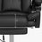 PU Leather Vibration Massage Office Chair with Heat, Black