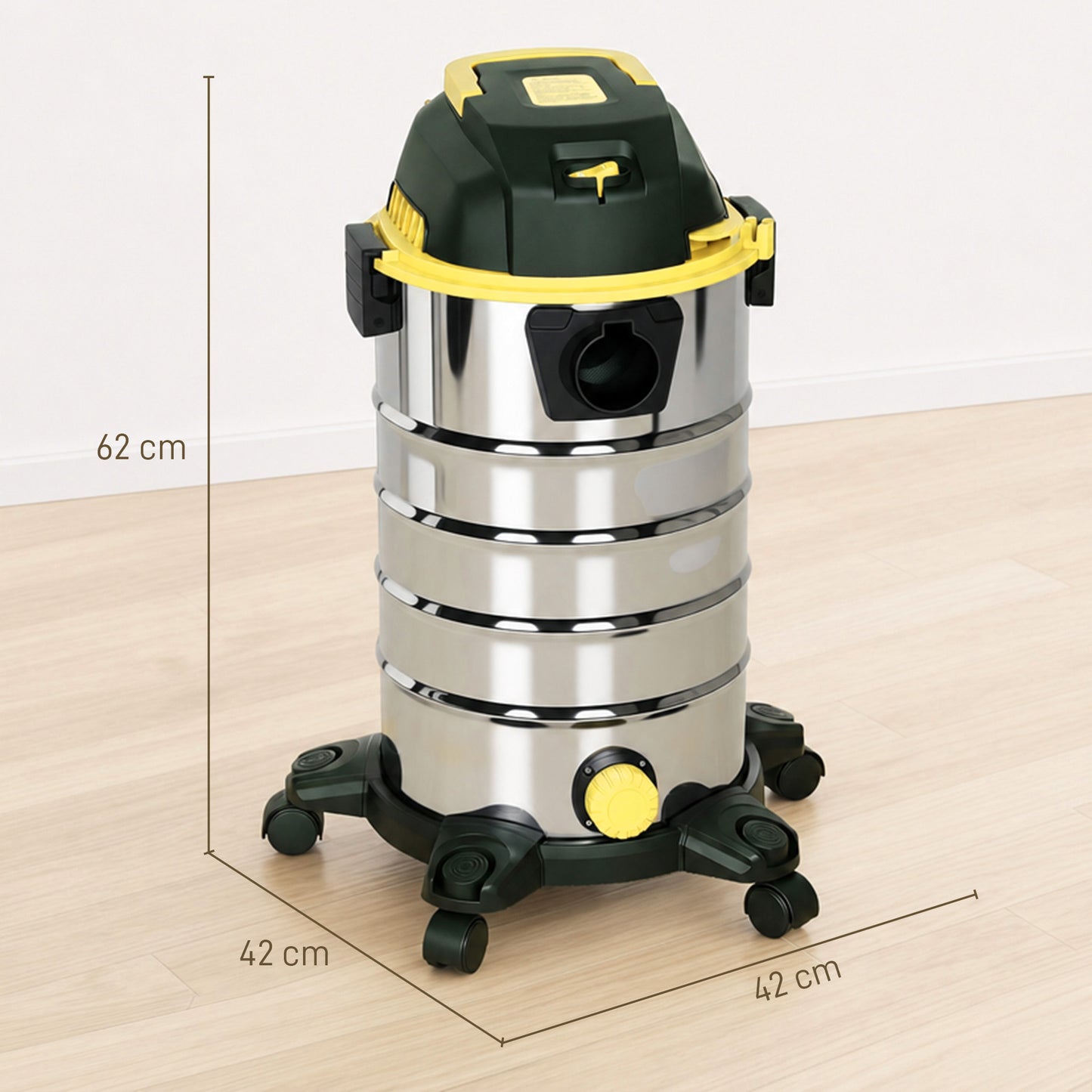 1400W Vacuum Cleaner with Blowing Mode, Yellow