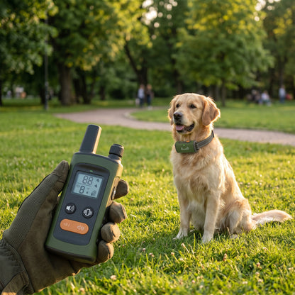 Dog Training Collar Anti Barking Device with 3 Modes 3200Ft Remote