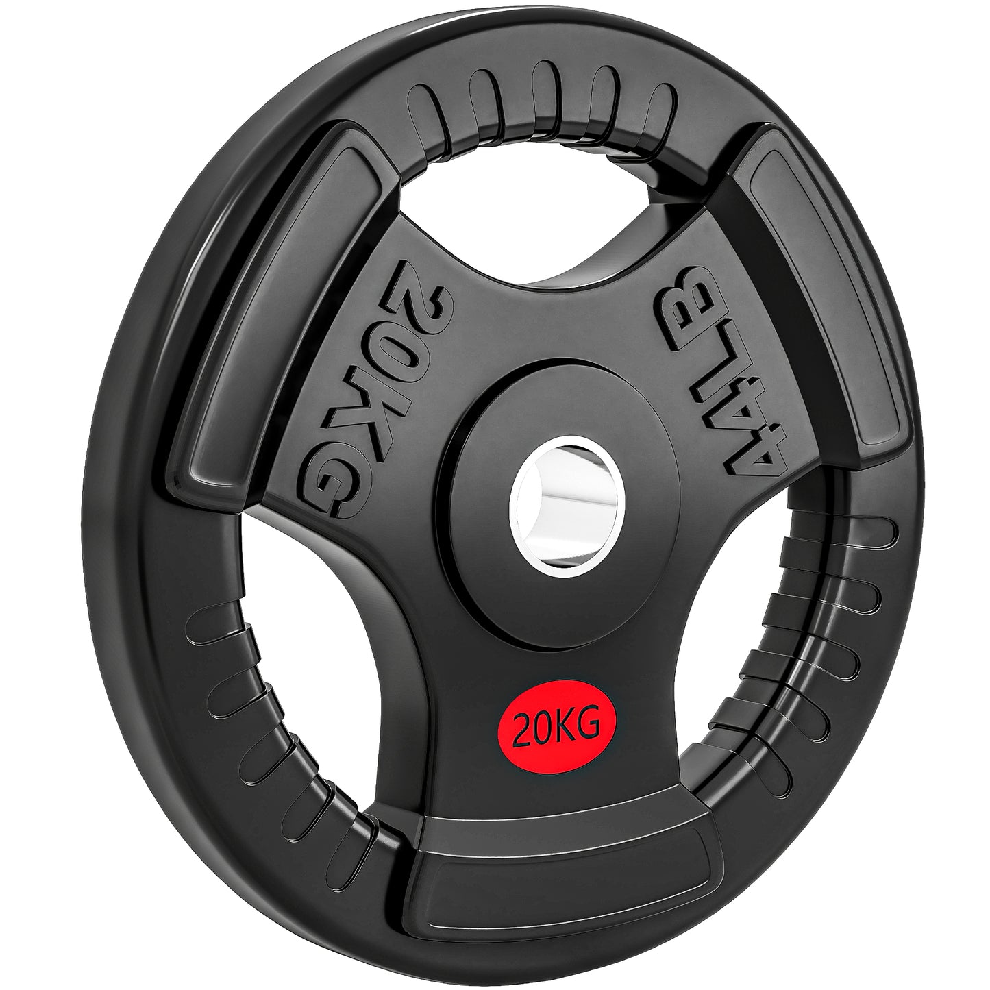 20kg Olympic Weight Plate, Weight Plate Disc with Tri-Grips