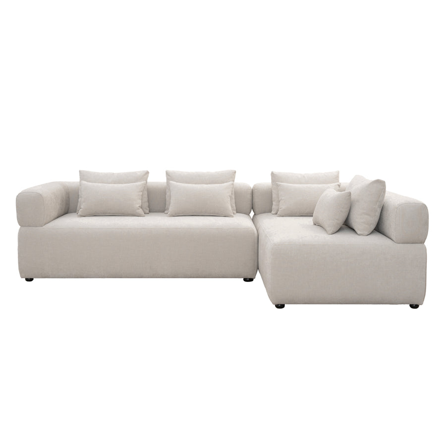 Beck Right Hand Corner Sofa – Parchment