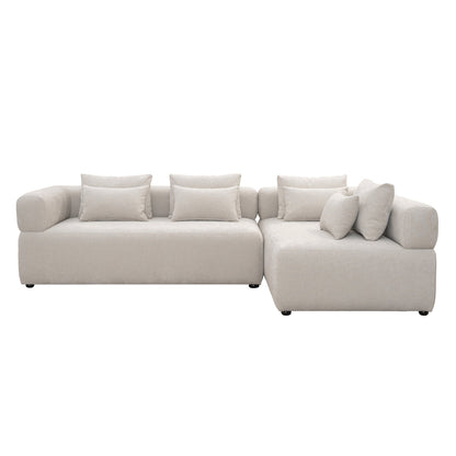 Beck Right Hand Corner Sofa – Parchment