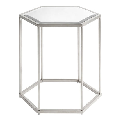 Alveare Silver Side Table