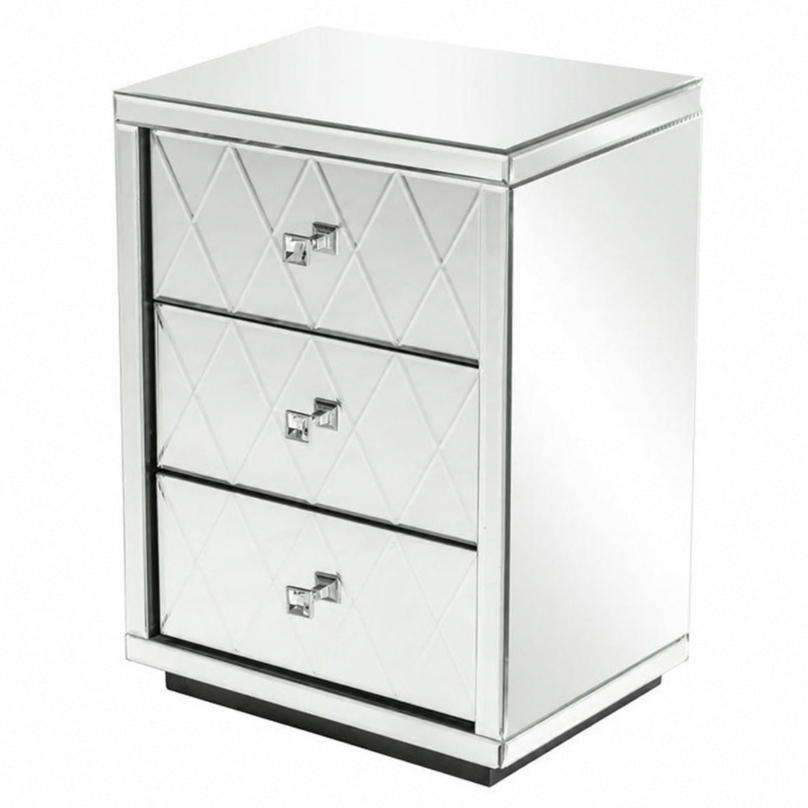 Pair of Knightsbridge Mirrored Bedside Tables