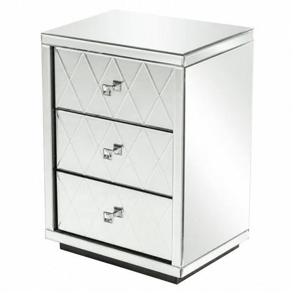 Pair of Knightsbridge Mirrored Bedside Tables