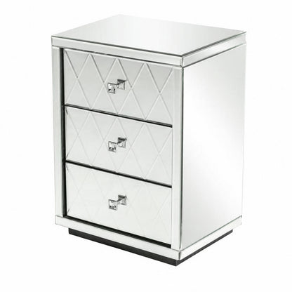 Knightsbridge Mirrored Bedside Table