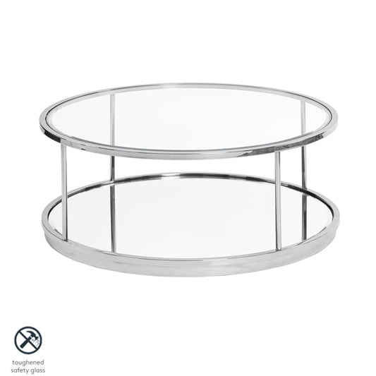 Rippon Silver Circular Coffee Table