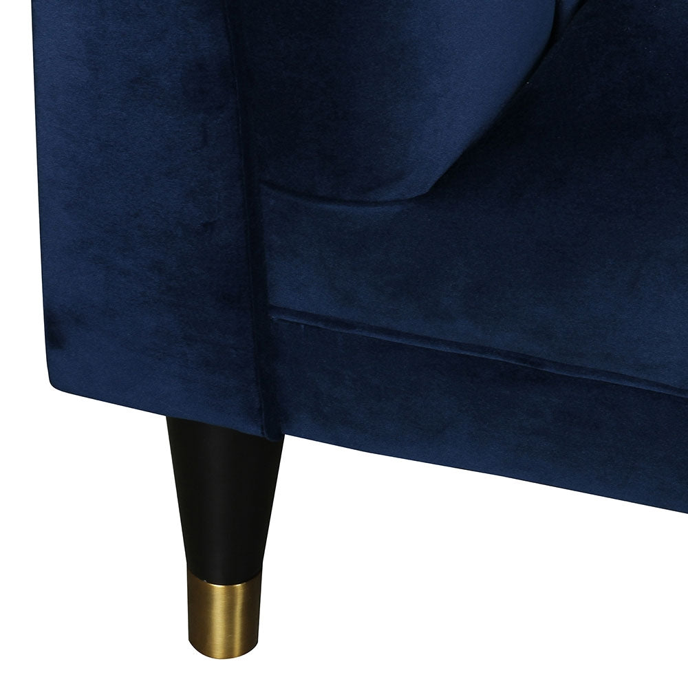 Baxter Right Hand Day Bed– Navy Blue