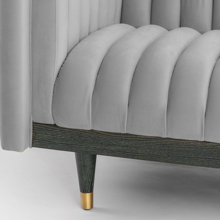 Metz Two Seat Sofa - Dove Grey