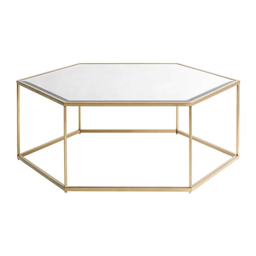 Alveare Brass  Coffee Table