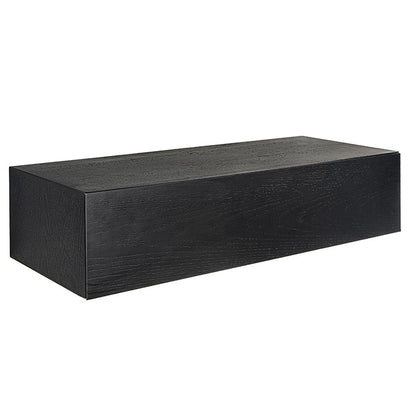 Inga Black Oak Floating Console Table