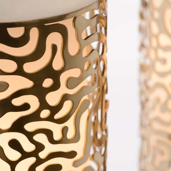 Moray Seven Light Pendant Brass