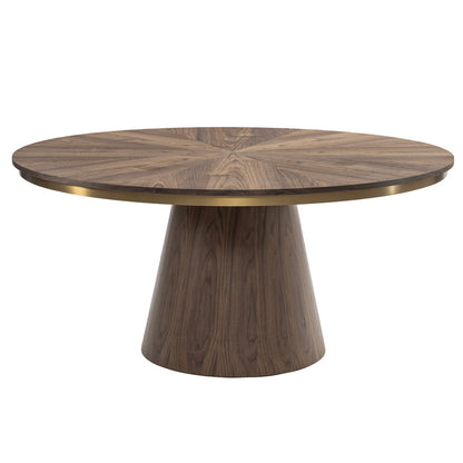 Brewster 6-8 Seat Walnut Dining Table