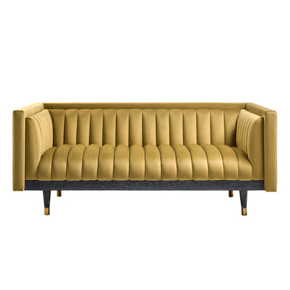 Metz Two Seat Sofa - Olive