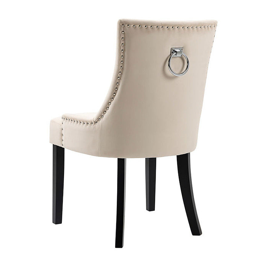 Torino Dining Chair with Back Ring - Chalk