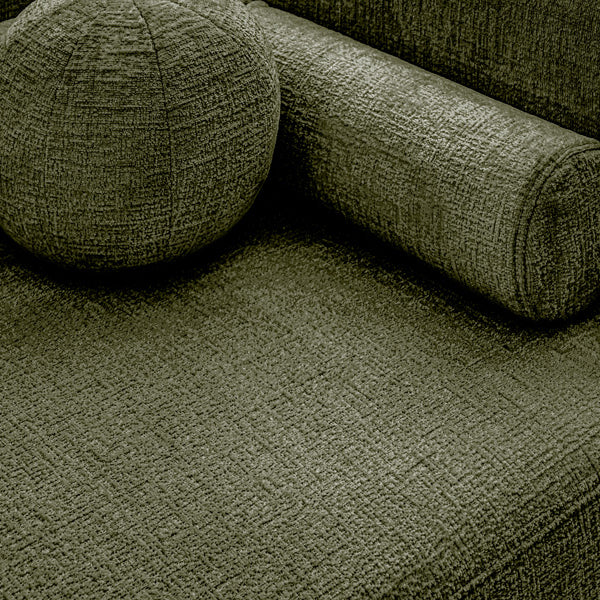 Munich Three Seat Sofa - Forest Green