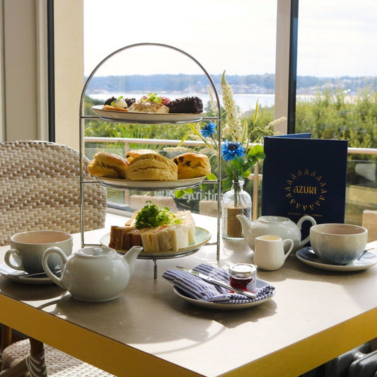Treat Yourself to an Elegant French Afternoon Tea at Azure Brasserie, Bar & Terrace – Enjoy a Selection of Cakes, Pastries, Scones & Finger Sandwiches - Just £19.95pp!