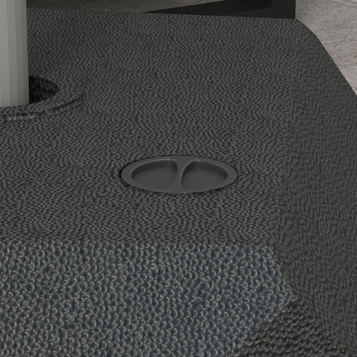 Parasol Base Plastic Umbrella Stand for Cantilever Parasol with Wheels, Heavy Duty Umbrella Stand, Water/Sand Filled