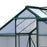 6x6ft Polycarbonate Greenhouse - Dark Green