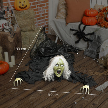 183 cm Life Size Scary Halloween Decorations, Battery Operated