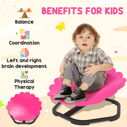 Sensory Spinning Chair, Kids Swivel Chair, Pink