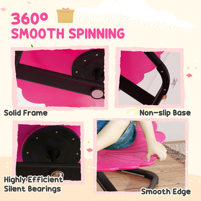Sensory Spinning Chair, Kids Swivel Chair, Pink